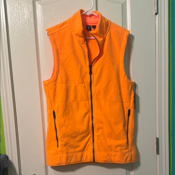 No Bull Bright Orange Fleece Vest
